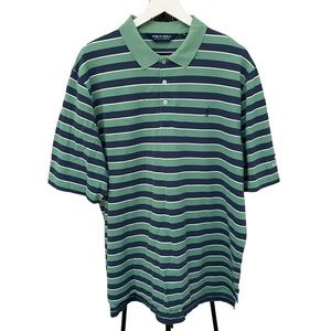 Vintage 90s Polo Golf Ralph Lauren Pima Cotton Striped Shirt Men’s Size XL